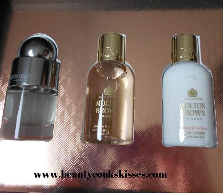 Molton Brown Jasmine & Sun Rose Fragrance Collection close up