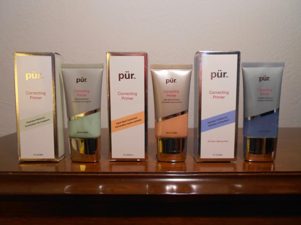 PUR Cosmetics Correcting Primers (Redness Reducer, Hydrate & Balance, Dark Spot) Review