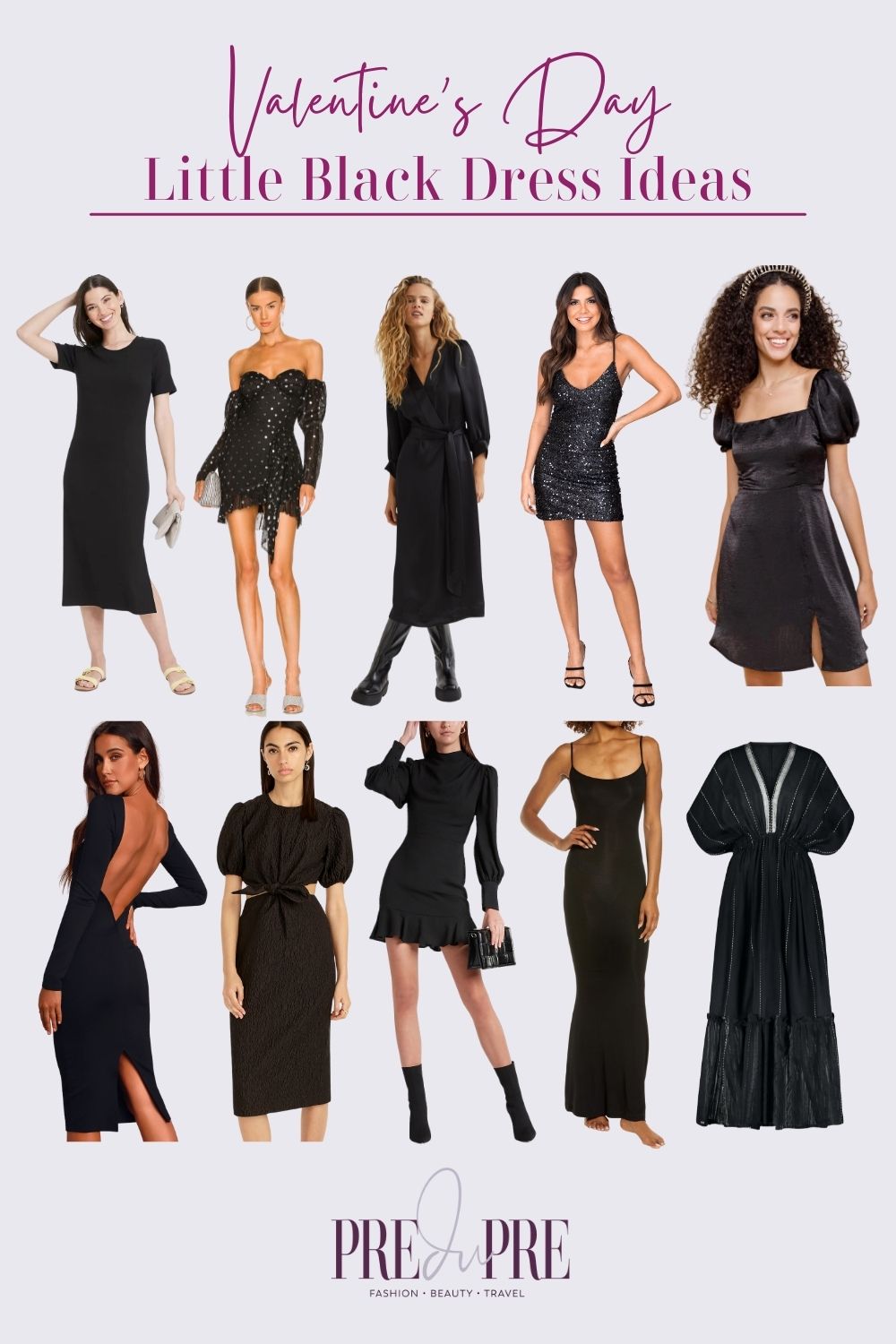 Best Little Black Dresses for Valentine’s Day