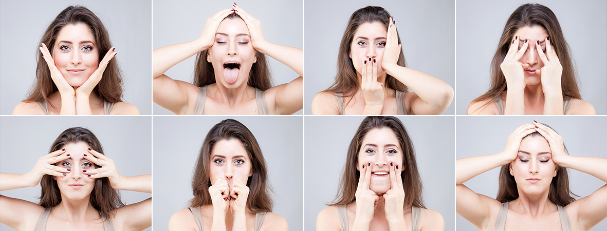 Firm your skin with face yoga exercises!