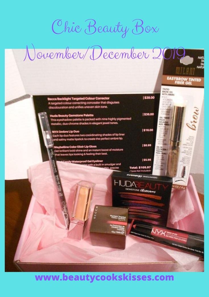 Chic Beauty Box Review: November/December 2019