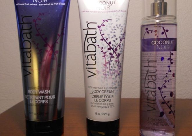 Vitabath Coconut Noir Fragrance Collection Review and Giveaway (US, CA)–Ends November 26, 2018