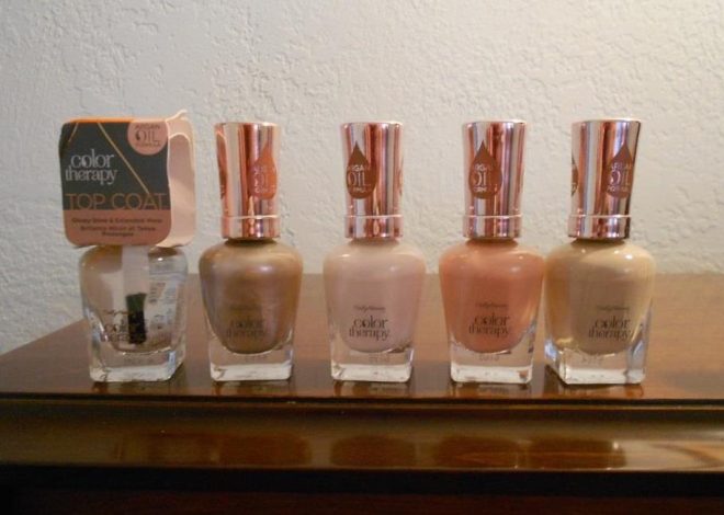 Make the Most of Summer Nails–Neutral Shades of Sally Hansen Color Therapy Nail Polishes