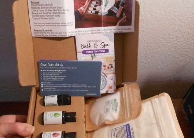 Simply Earth July 2025 Review: DIY Bath & Shower Recipe Box