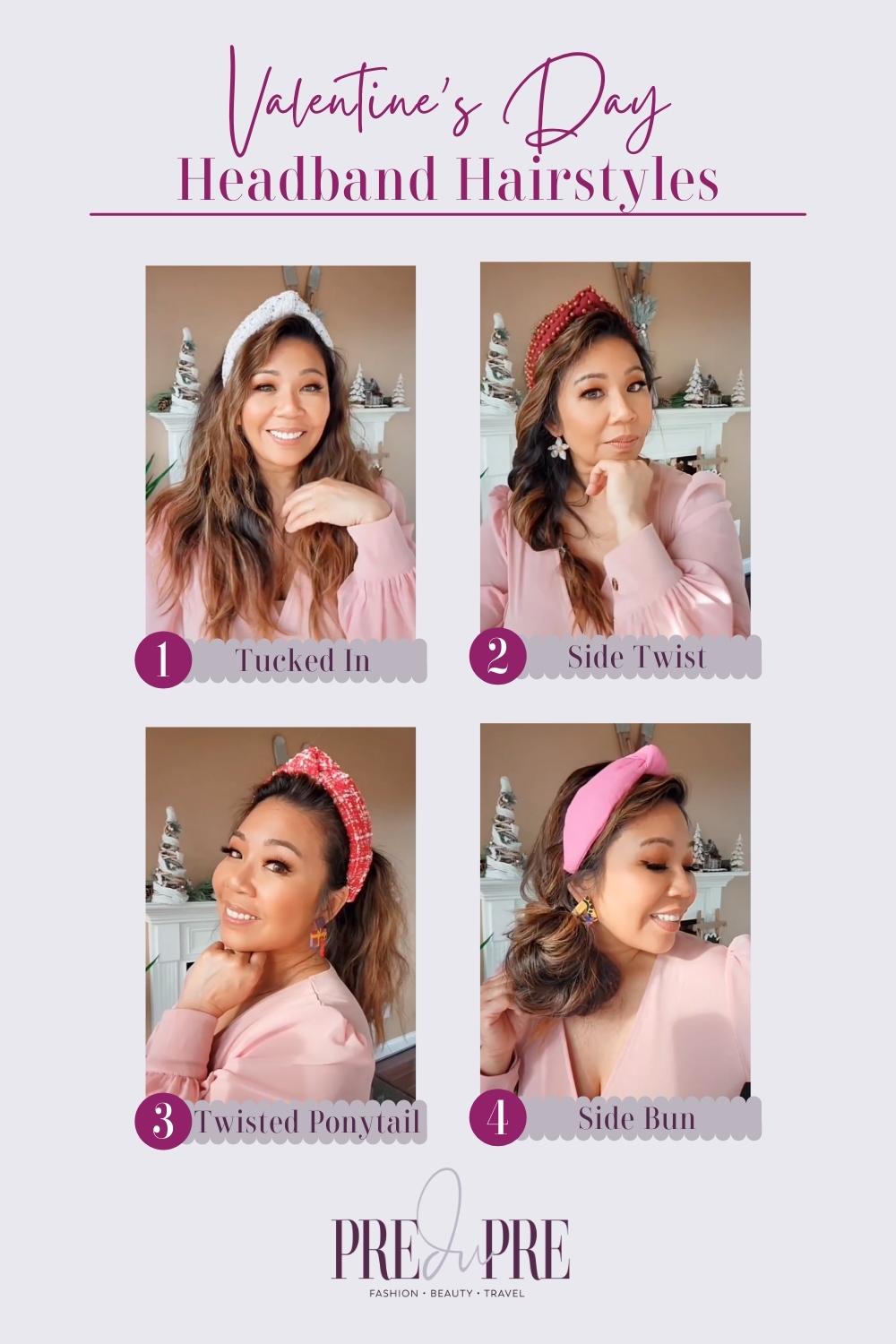 4 Headband Hairstyles to Try for Valentine’s Day