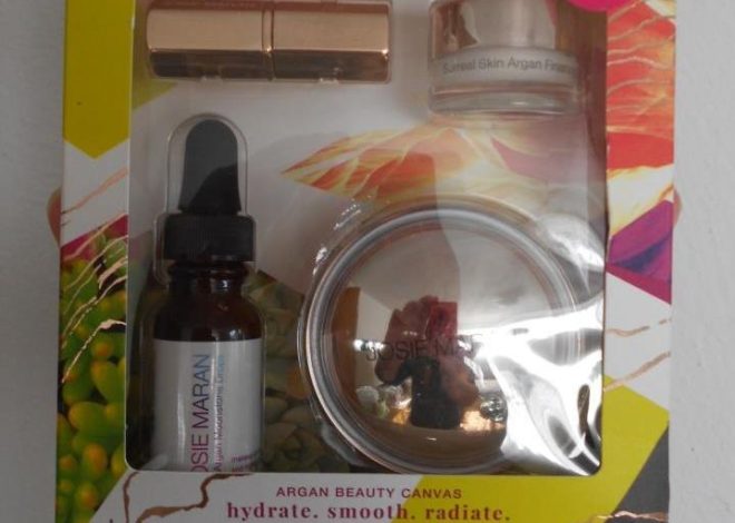 Josie Maran Cosmetics Argan Beauty Canvas Holiday Collection Review