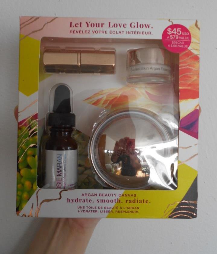 Josie Maran Cosmetics Argan Beauty Canvas Holiday Collection Review
