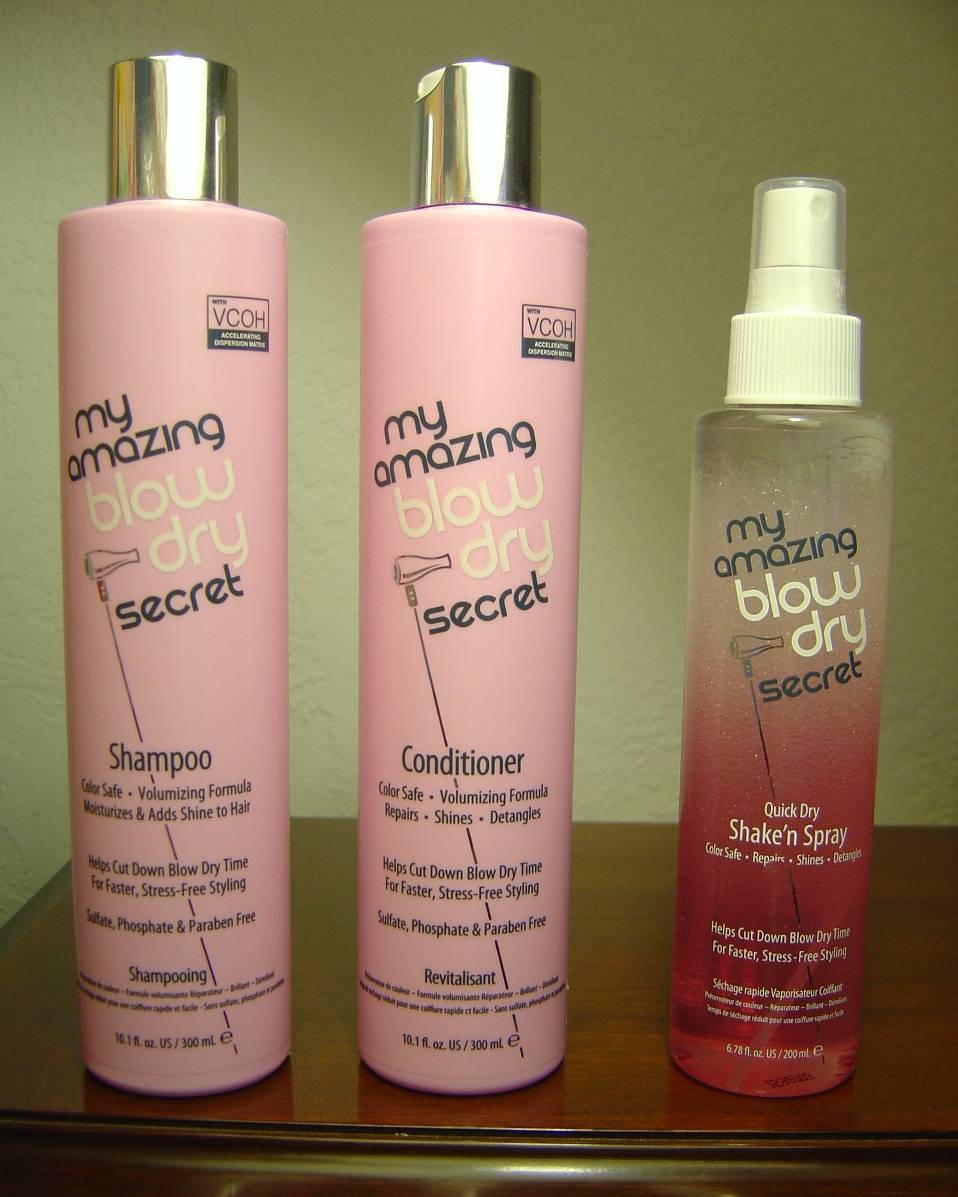 My Amazing Blow Dry Secret Hair Care Trio Review and ($78) Giveaway!–Ends July 1, 2013