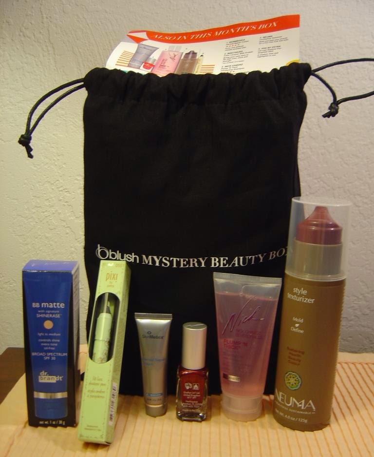 Review:  Blush Mystery Beauty Box August 2014