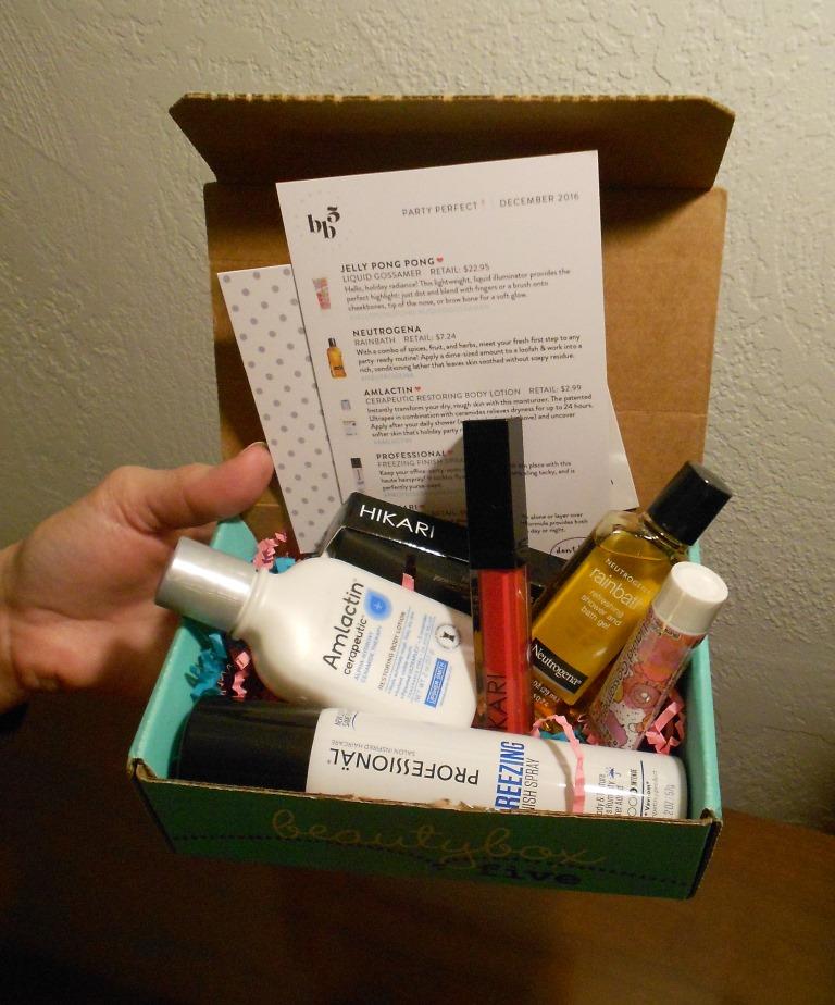 Party Perfect Beauty–Beauty Box 5 December 2016 Review