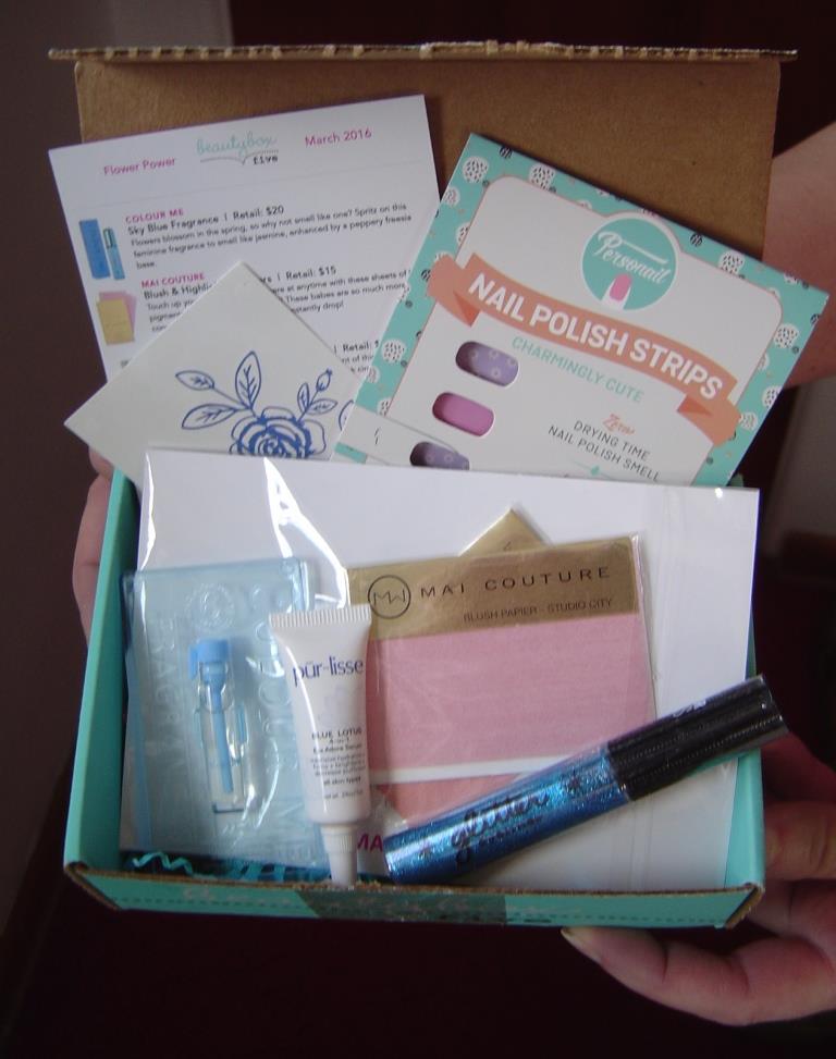 Beauty Box 5 for March 2016 Review