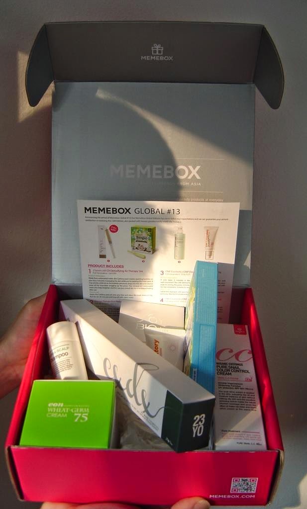 Review:  Memebox Global #13 + Lots of Exciting August 2014 COUPON CODES!