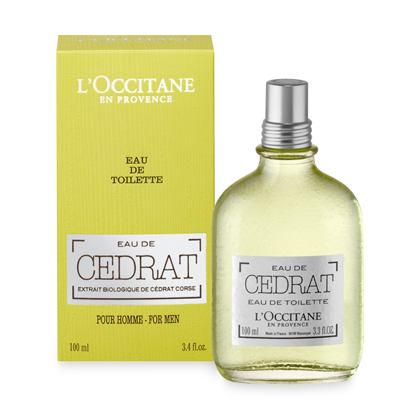 Review: Your Special Guy Will Love This Upbeat, Woody-Citrus Fragrance–Meet L’Occitane en Provence’s New Cedrat Eau de Toilette