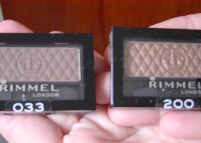 Rimmel London’s Glam’Eyes Mono Eye Shadows (Spicy Bronze #200, Dusk #33) — Review + SWATCHES!