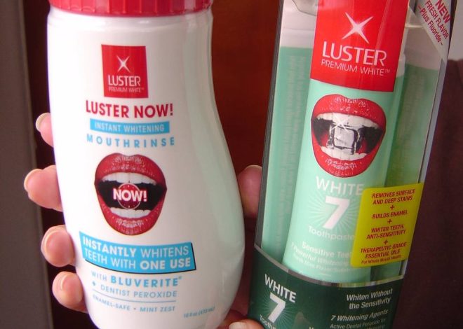 Brighten Your Smile Even With Sensitive Teeth!  Luster Premium White’s Power White7 Toothpaste & Luster NOW! Mouth Rinse Review