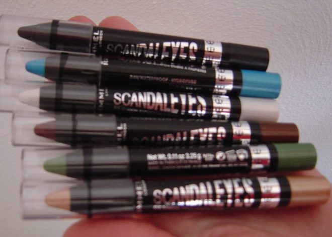 Review:  Eye Popping Color for Spring, 2013!   Rimmel London’s NEW ScandalEyes Waterproof Eye Shadow Sticks