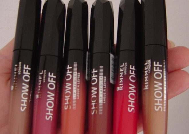 Play Up Your Lips in Style!–NEW Rimmel London’s Show Off Lip Lacquers (Review)–Photos–Swatches!