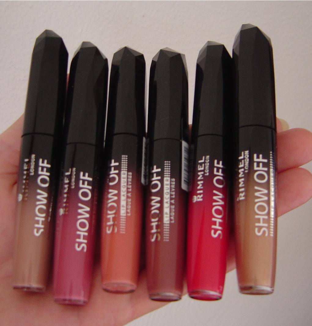 Play Up Your Lips in Style!–NEW Rimmel London’s Show Off Lip Lacquers (Review)–Photos–Swatches!