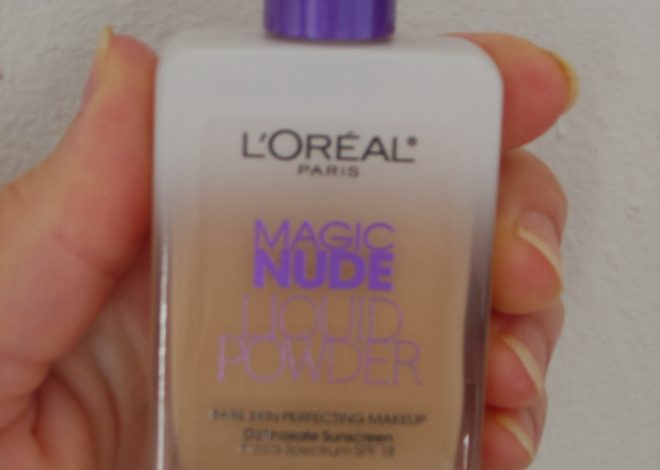 NEW From L’Oréal Paris–Magic Nude Liquid Powder Bare Skin Perfecting Makeup (Nude Beige) Review + Swatches!