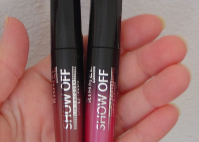 Rimmel Show Off Lip Lacquers Review + SWATCHES