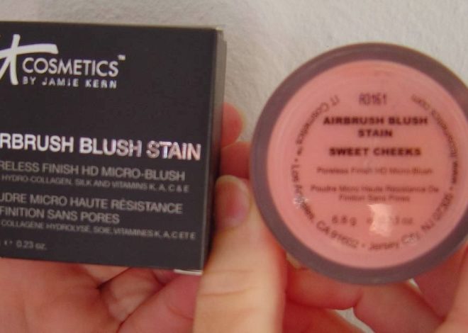 How to Bring Out Angelic Cheeks:  IT Cosmetics Airbrush Blush Stain (Sweet Cheeks) Can Make It Happen! (Review)