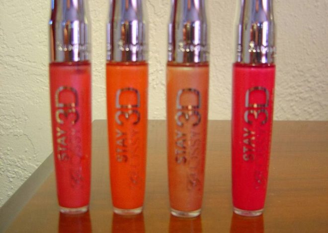 Rimmel Stay Glossy 3D Lip Gloss Review + SWATCHES