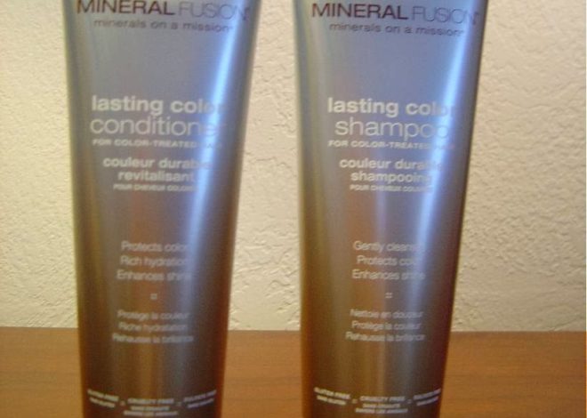 Review:  Mineral Fusion Natural Brands NEW Lasting Color Shampoo and Conditioner
