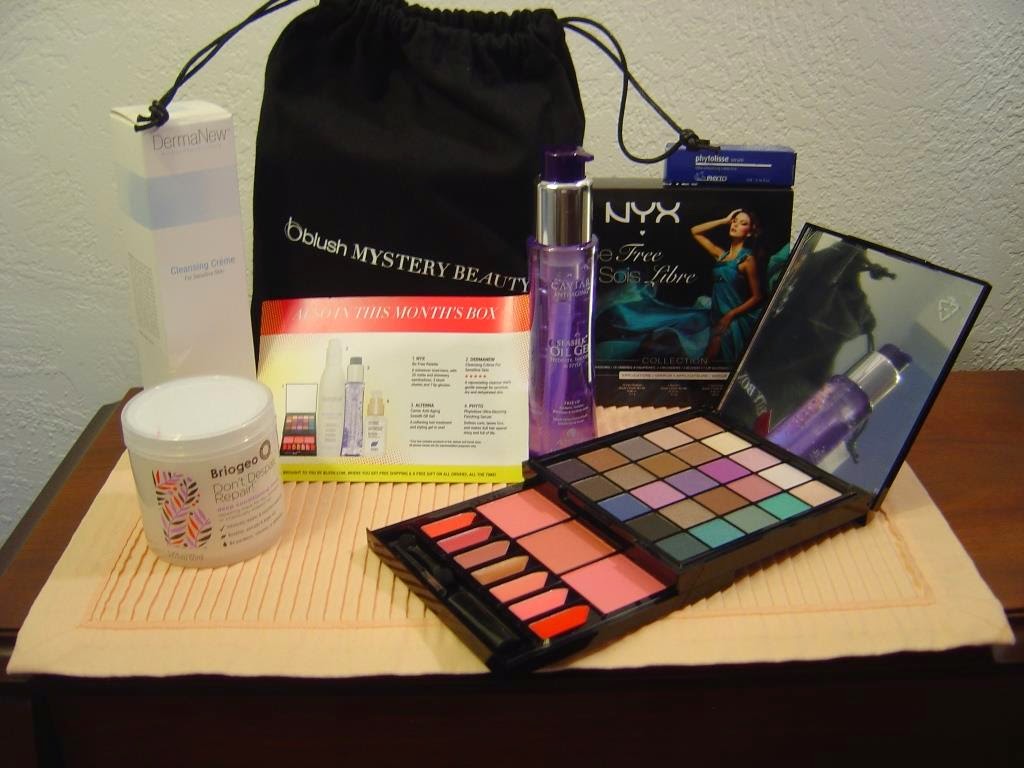 Review:  Blush Mystery Beauty Box June 2014 Will Make You Giddy With Pleasure!