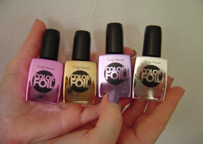 Sally Hansen’s NEW Color Foil Nail Makeup Review + SWATCHES!