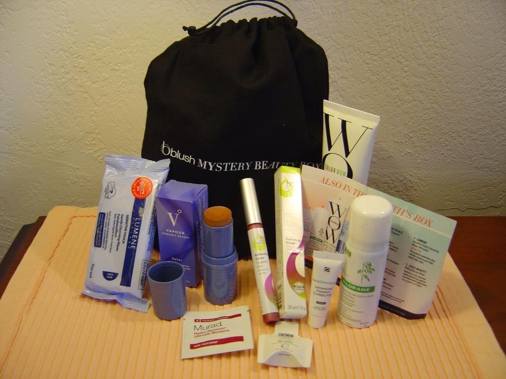 Blush Mystery Beauty Box Review September 2014