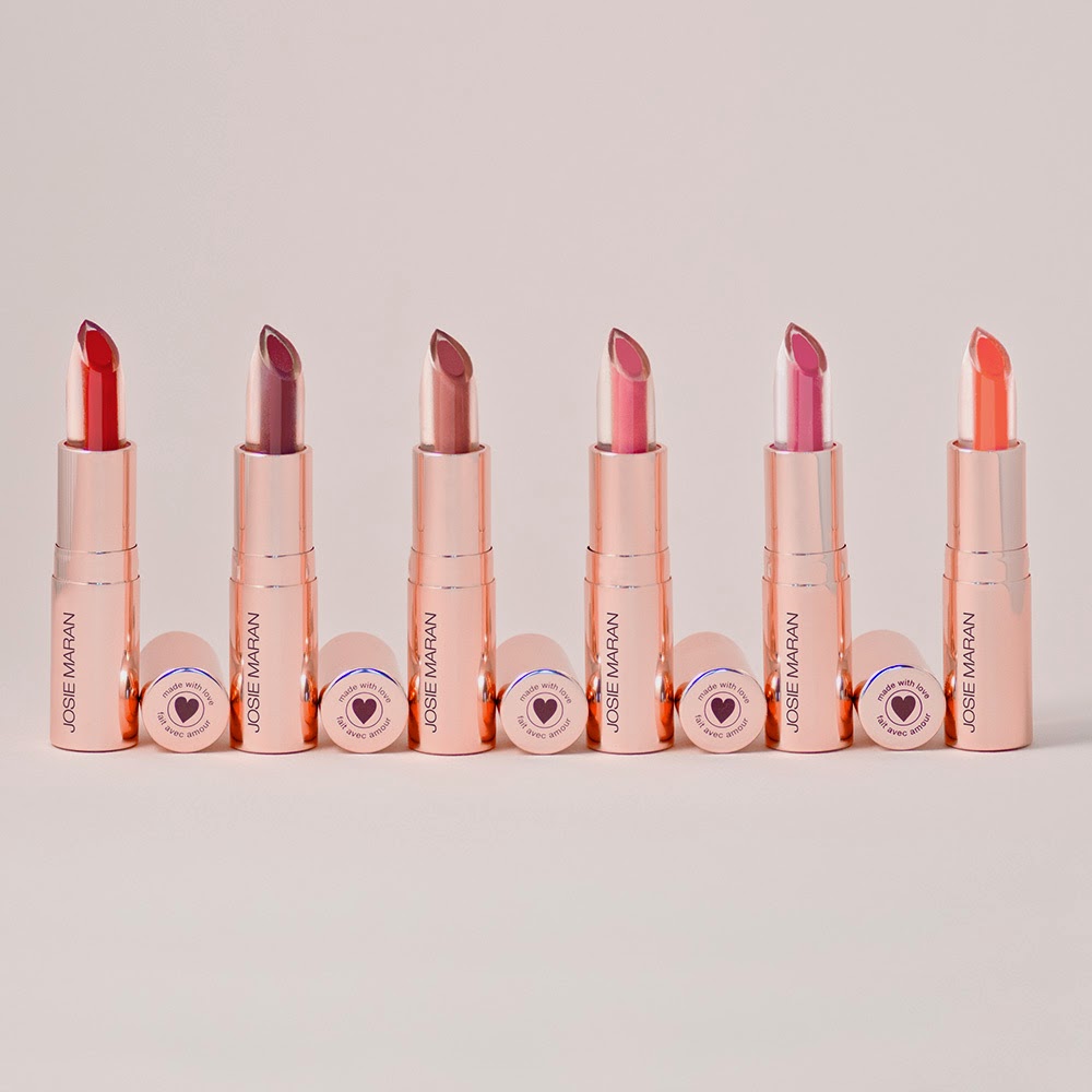 Josie Maran’s Argan Love Your Lips Hydrating Lipsticks (Fuchsia Frolic & Happy Honey) Gives Lips Soothing Satisfaction–Review + SWATCHES