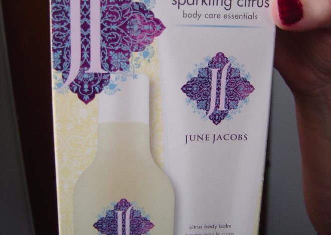 June Jacobs Sparkling Citrus Body Care Essentials Review