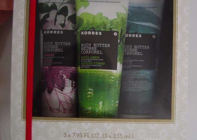 Review:  Korres Best of Body Butter Collection