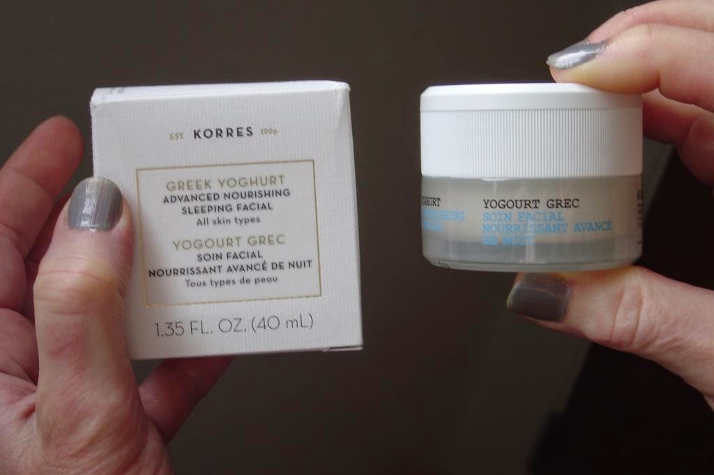 Korres Greek Yogurt Advanced Nourishing Sleeping Facial Review
