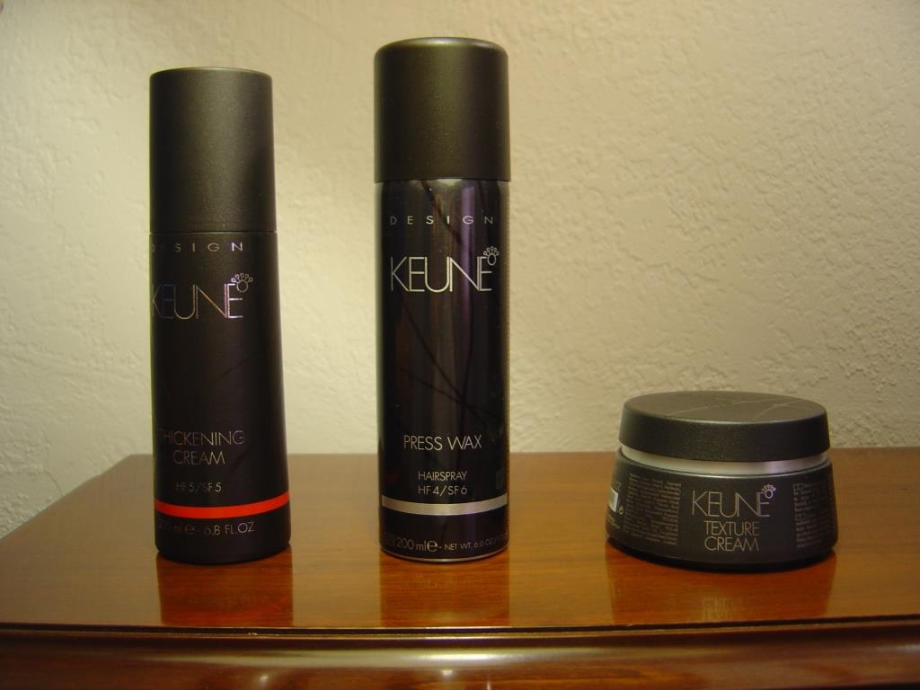 Review: Keune Press Wax, Texture and Thickening Creams for Help on the Hair Front!