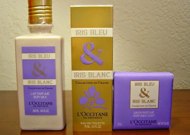 Iris Bleu & Iris Blanc EDT, Body Milk, and Soap From L’Occitane–Fresh Floral Extraordinaire