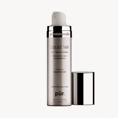 Pur Minerals Liquid Veil 4-in-1 Spray Foundation (Light) Review + Swatches
