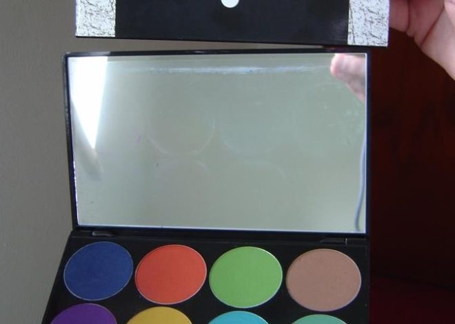 Review + SWATCHES:  Mehron Makeup INtense PRO Pressed Powder Pigments (Wind) Eye Shadows Palette