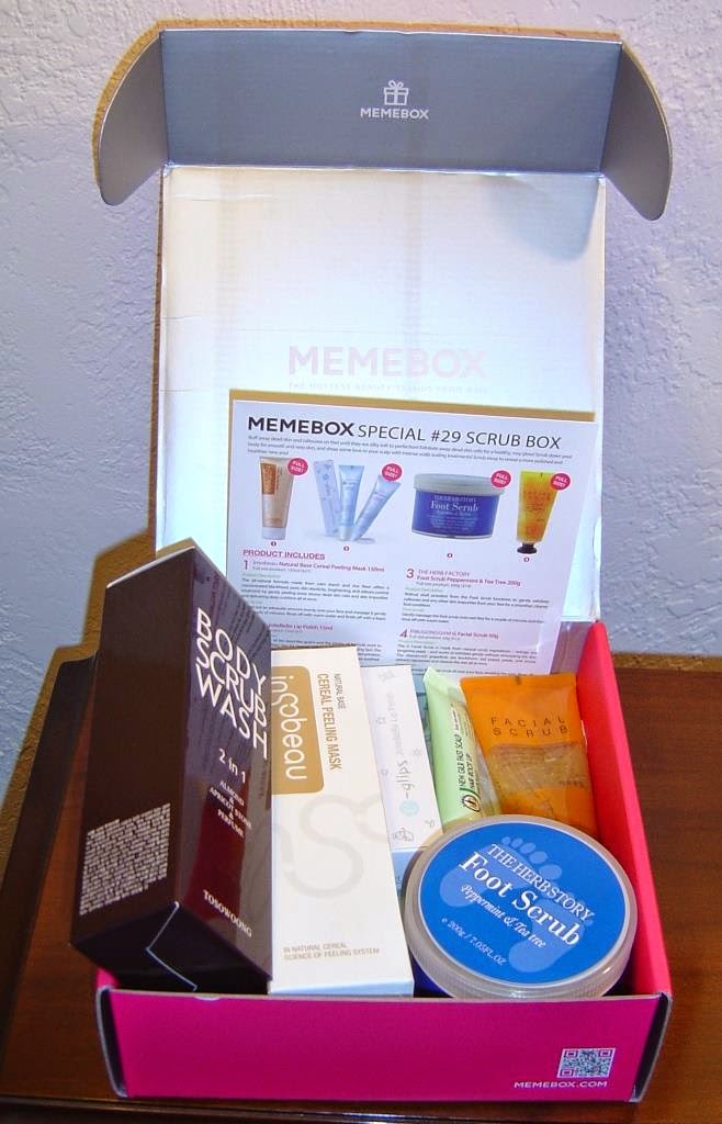Memebox Special #29 Scrub Box Review + October Coupon Codes!
