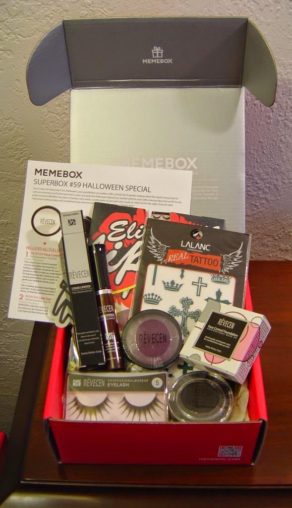 Review:  Memebox Superbox #59 Halloween Special  + NEW Makeup Lines & EXCITING November 2014 Coupon Codes!
