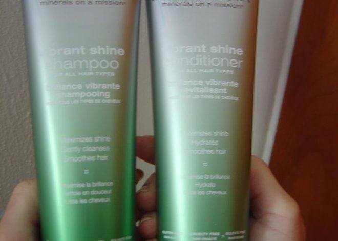Mineral Fusion Vibrant Shine Shampoo and Conditioner Review