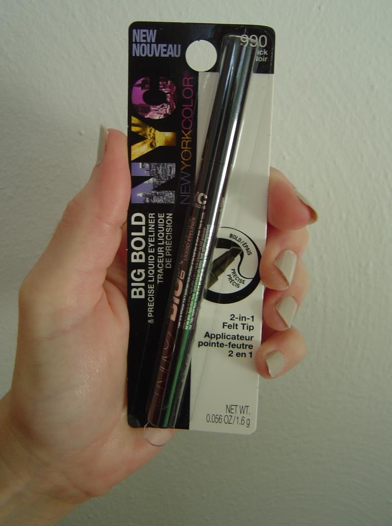 Review:  NYC New York Color Big Bold & Precise Liquid Eyeliner
