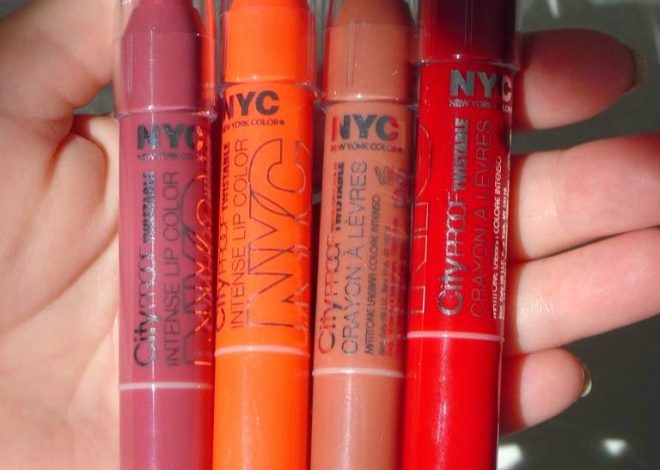 NYC New York Color’s City Proof Twistable Intense Lip Colors Review + SWATCHES!