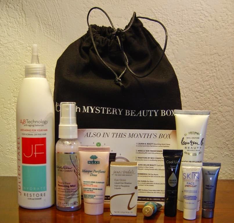 Review:  Blush Mystery Beauty Box November 2014
