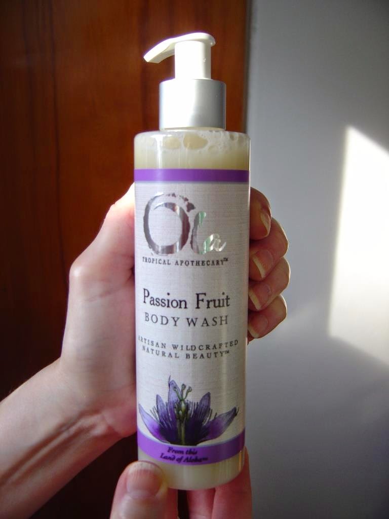 Review:  Ola Hawaiian Body Products Passion Fruit Body Wash