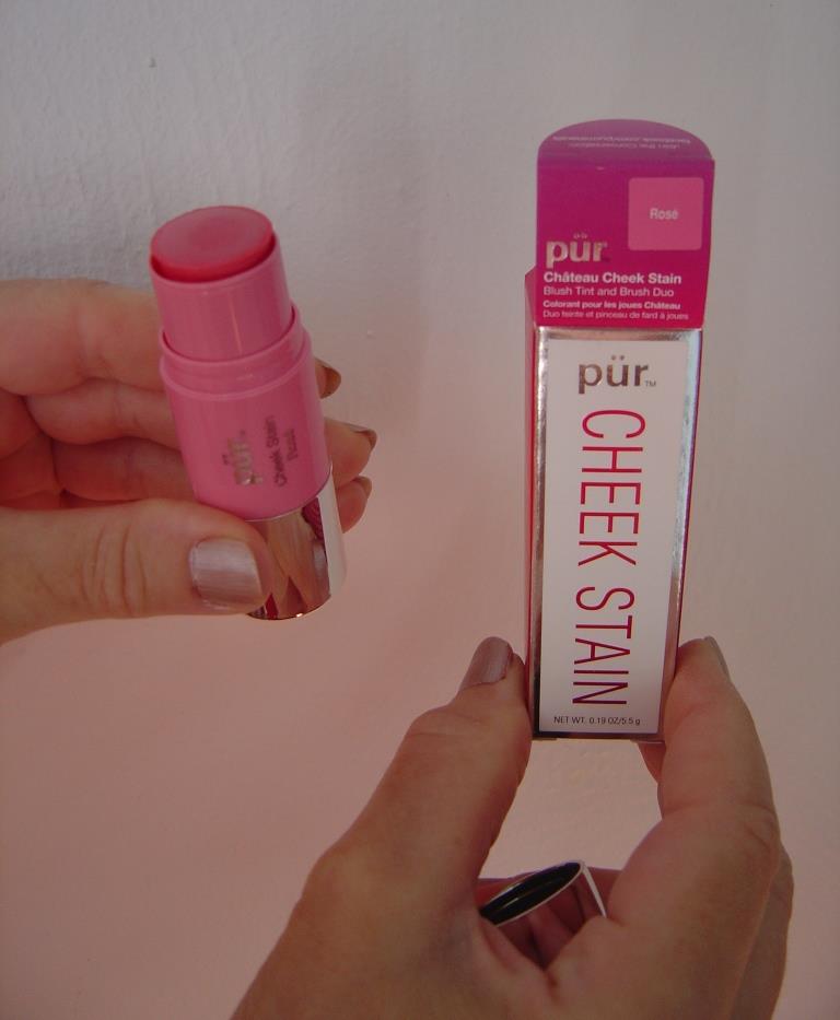 Review + Swatches:  Pur Minerals Chateau Cheek Blush Tint and Brush Duo Stains (Rose, Peach Bellini)