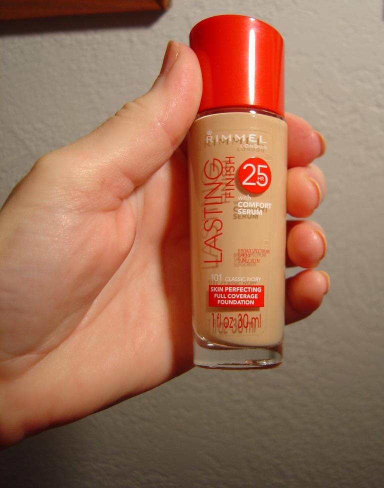 Rimmel London Lasting Finish 25 Hour Foundation (Classic Ivory)–New Version Review