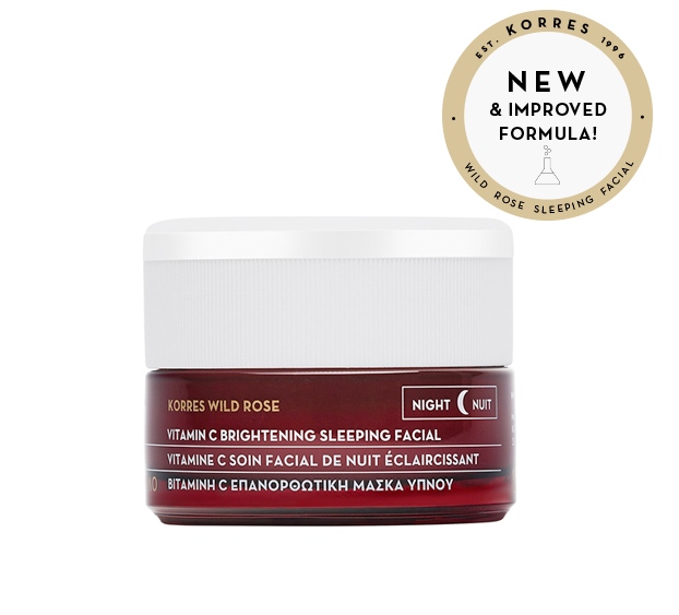 Korres Wild Rose + Vitamin C Advanced Brightening Sleeping Facial Review