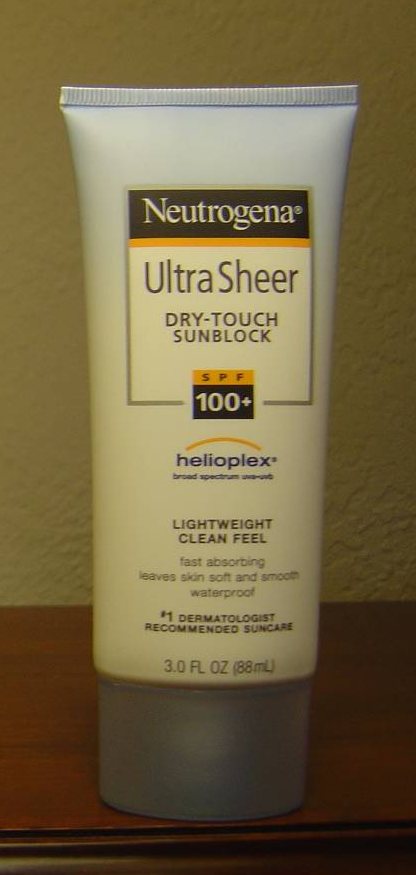 Neutrogena UltraSheer Dry-Touch Sunblock SPF100+ Review