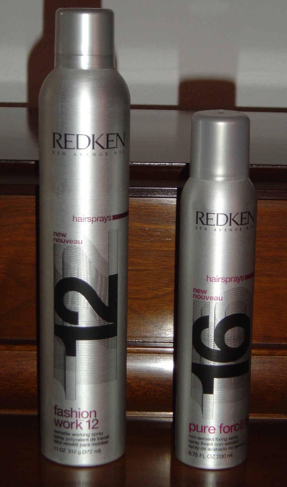 Redken Fashion Work 12 and Pure Force 16 Hairsprays Review
